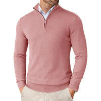 Boris™ | PULLOVER MIT HALBEM REISSVERSCHLUSS – Rosa