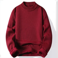 Roger | Herren Strickpullover – Burgunderrot