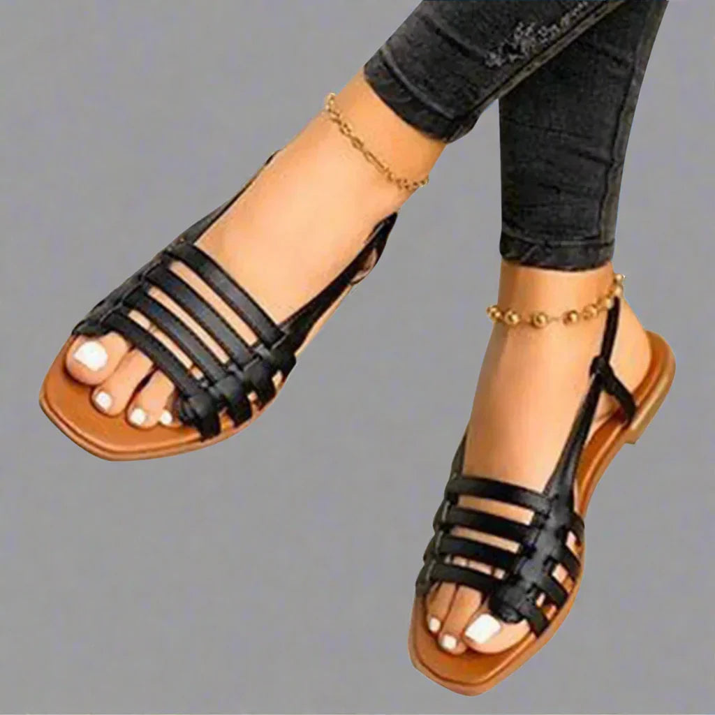 Adele | Handgefertigte Gladiatorensandalen in Premium-Qualität
