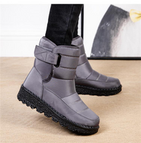 Olinareiah | Die neuen rutschfesten, wasserdichten, gepolsterten Baumwollstiefel – Grau