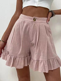 KAI - Locker geschnittene Sommer-Shorts – Rosa