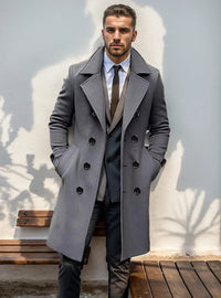 Jude™ | Schicker Herren Trenchcoat – Grau