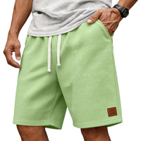 Garenix - Strukturierte Athleisure-Shorts – Fluoreszierendes Grün