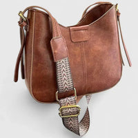 Ophelia | Elegante Schultertasche – Rotbraun