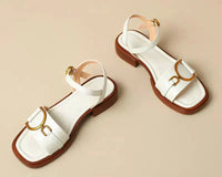 Amara | Schnallensandalen™ – Beige