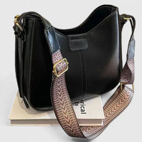 Ophelia | Elegante Schultertasche – Schwarz