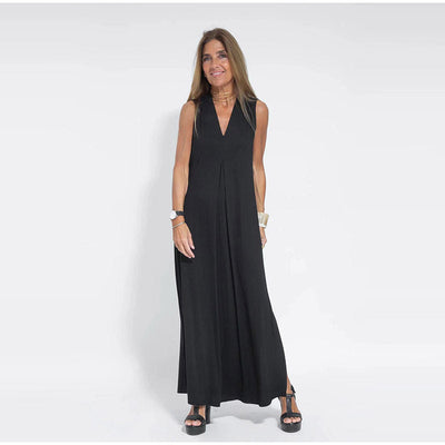 Verona - Elegantes langes locker sitzendes Kleid