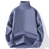 Harry | Rollkragenpullover – Blau