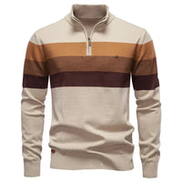 Neuhaus | Stilvoller Pullover mit Stehkragen – Beige
