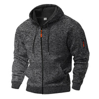 Kajetan - Bequeme Jacke Mit Reißverschluss Und Taschen – Dunkelgrau