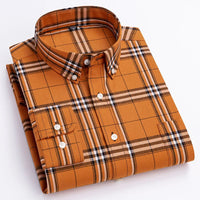 ARNO - PLAID SHIRT – Orange