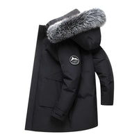 Eyal - Eleganter Bouclier Parka Mit langen Ärmeln – Schwarz