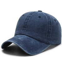 Unisex Gewaschene Baseballkappe | Verstellbar – Marine