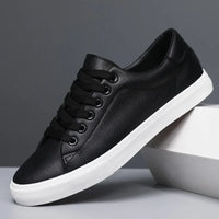 Klassische Lederschuhe – Schwarz