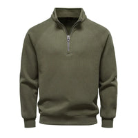 Tim | Eleganter Herrenpullover für kalte Tage – Grün