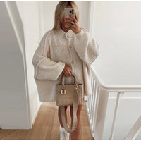 Eliana | Lässiger Oversize-Cardigan – Weiß