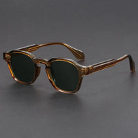 Tara | Vintage-Sonnenbrille mit kräftigem Rahmen – Amber
