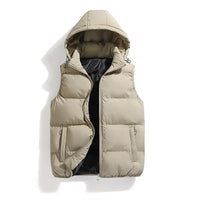 Ralph | Warme Kapuzenweste – Beige