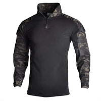 Kilian® | Premium Robuste Militärjacke für Männer – Schwarzes Camo