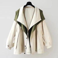 Damen Stylisch Regenjacke | Wasserdichte – Weiß