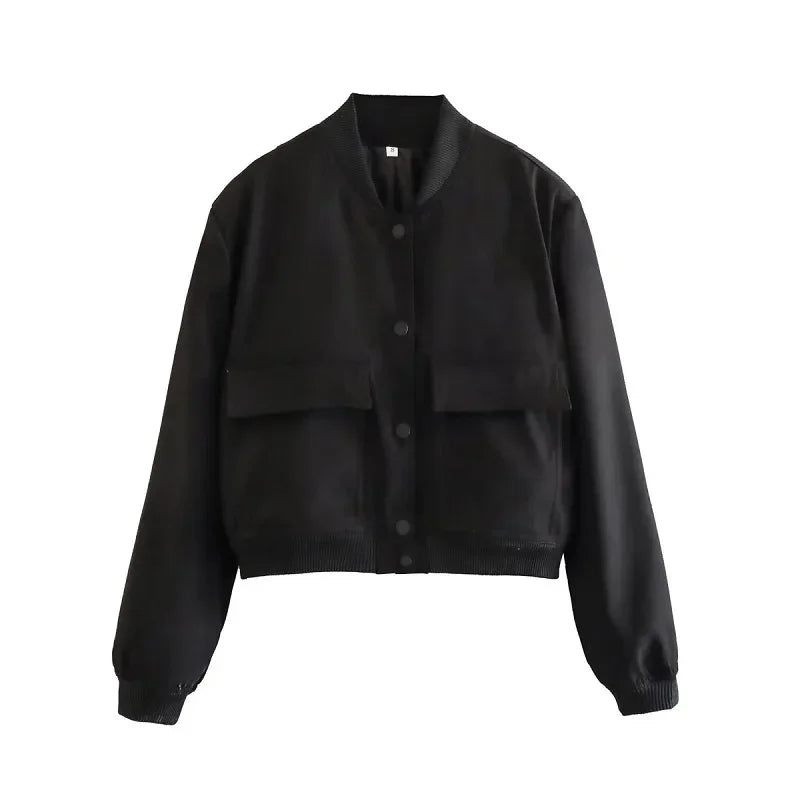 Blouson für Damen - Leichte Sommerjacken mit Knöpfen