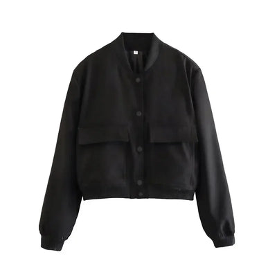Blouson für Damen - Leichte Sommerjacken mit Knöpfen