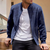 Norven™ Jacke In Wildleder-Optik Mit Premium-Komfort – Marine