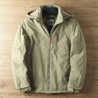 Linton – Wasserdichter Wintermantel Mit Fleecefutter – Khaki