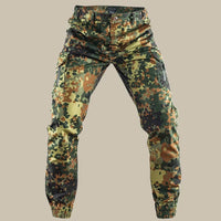 Cargohose für Herren - Leichte Sommer-Wanderhose im militärischen Stil für Outdoor – Tarnfarben