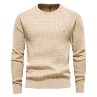 Krystian - Pullover Mit Rautenmuster – Khaki