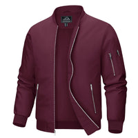 Dominus™ Jacke mit Strategischen Taschen und Premium-Passform – Weinrot