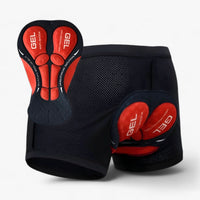 SeatCloud Gepolsterte Motorrad-Fahrshorts – Rot