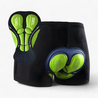 SeatCloud Gepolsterte Motorrad-Fahrshorts – Grün