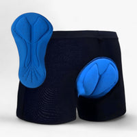 SeatCloud Gepolsterte Motorrad-Fahrshorts – Blau