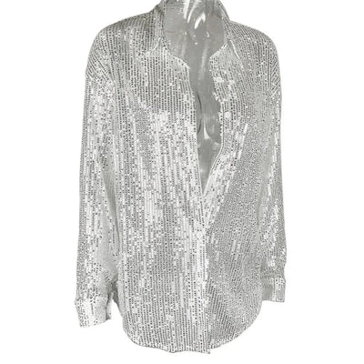 Hallie - Glitzer Chic Hemd