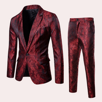 Herren 2-Teiler Hochzeitsgast Anzug | Blazer und Hosen – Rot