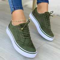 Isadora | Trendy Damen Sneakers – Grün