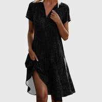 Rynissa - elegantes Midikleid – Schwarz