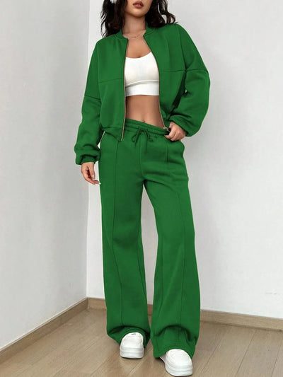 Olimireia | Damen Kapuzenpullover mit Reißverschluss Uni-Farbe Neu