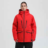 Unisex-Skijacke für Wintersport | funktionale Ausführung – Rot