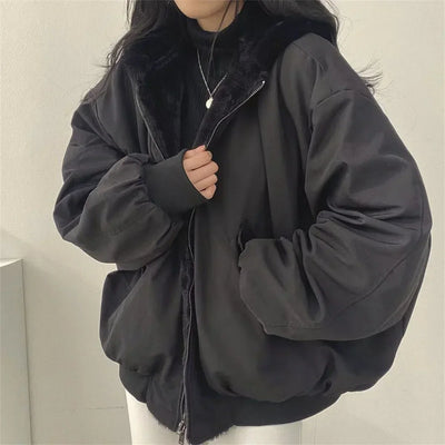 Käthe - Wendbare Jacke mit Kapuze