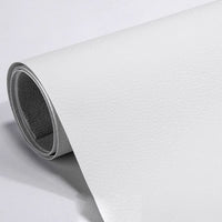 Selbstklebender Lederreparaturflicken 50 x 137 cm – Weiß