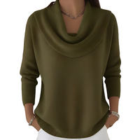 Marva - Moderner und bequemer Damenpullover – Grün