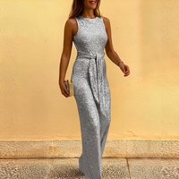 Victoria - Eleganter und stilvoller Jumpsuit – Silber