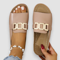 SensoLux | Elegante Damen Sandalen mit Komfort Keilabsatz – Rosa