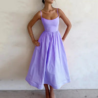 Jovie - Spaghettiträgerkleid – Lila