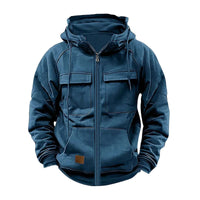 Albrecht® | Premium Robuste Militärjacke für Männer – Blau