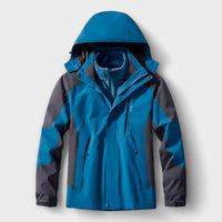 Exeter 3-in-1 Wasserfeste Outdoor-Jacke – Jeansblau