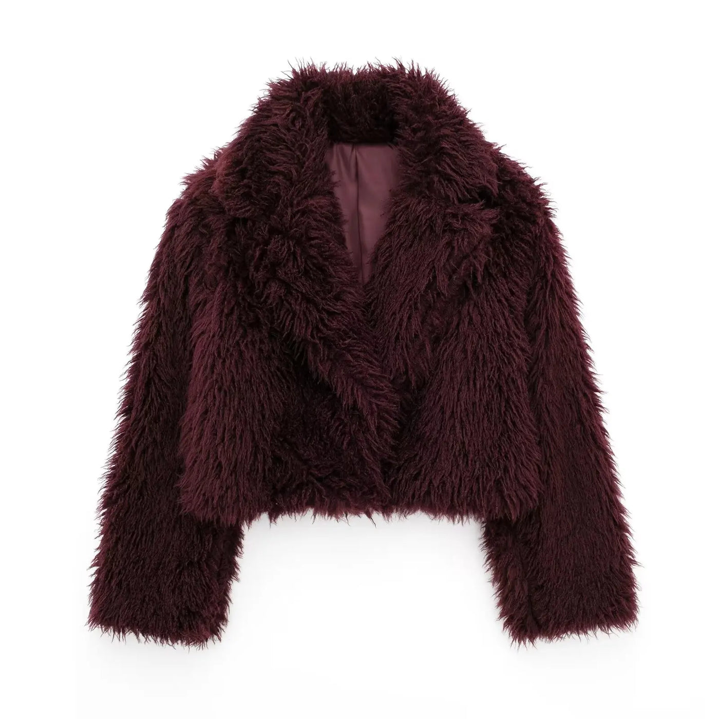 Nerice | Warme Pelzjacke mit V-Ausschnitt für Damen