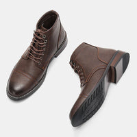 Herren Vintage Classic Stiefel – Dunkelbraun